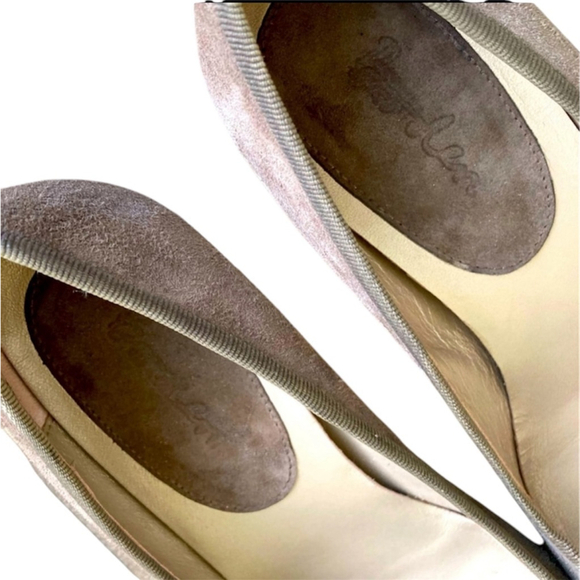 Boden Kitten Heels Tan Suede Size 36 (5.5) - Picture 2 of 6